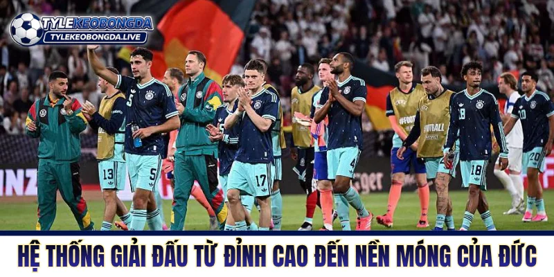 Hệ thống giải đấu từ đỉnh cao đến nền móng của Đức