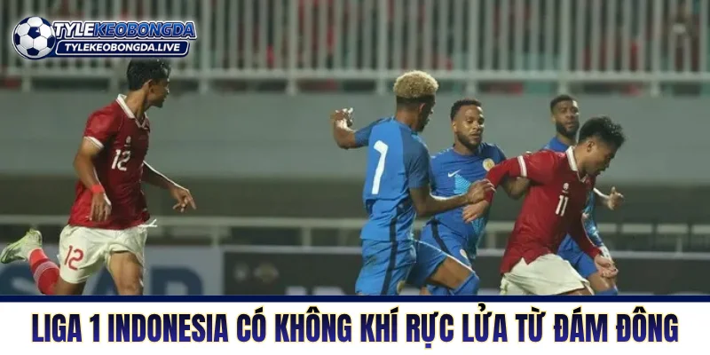 VĐQG Indonesia - “Cối Xay” Huấn Luyện Viên Và Ngoại Binh 3 VĐQG Indonesia có không khí rực lửa từ đám đông